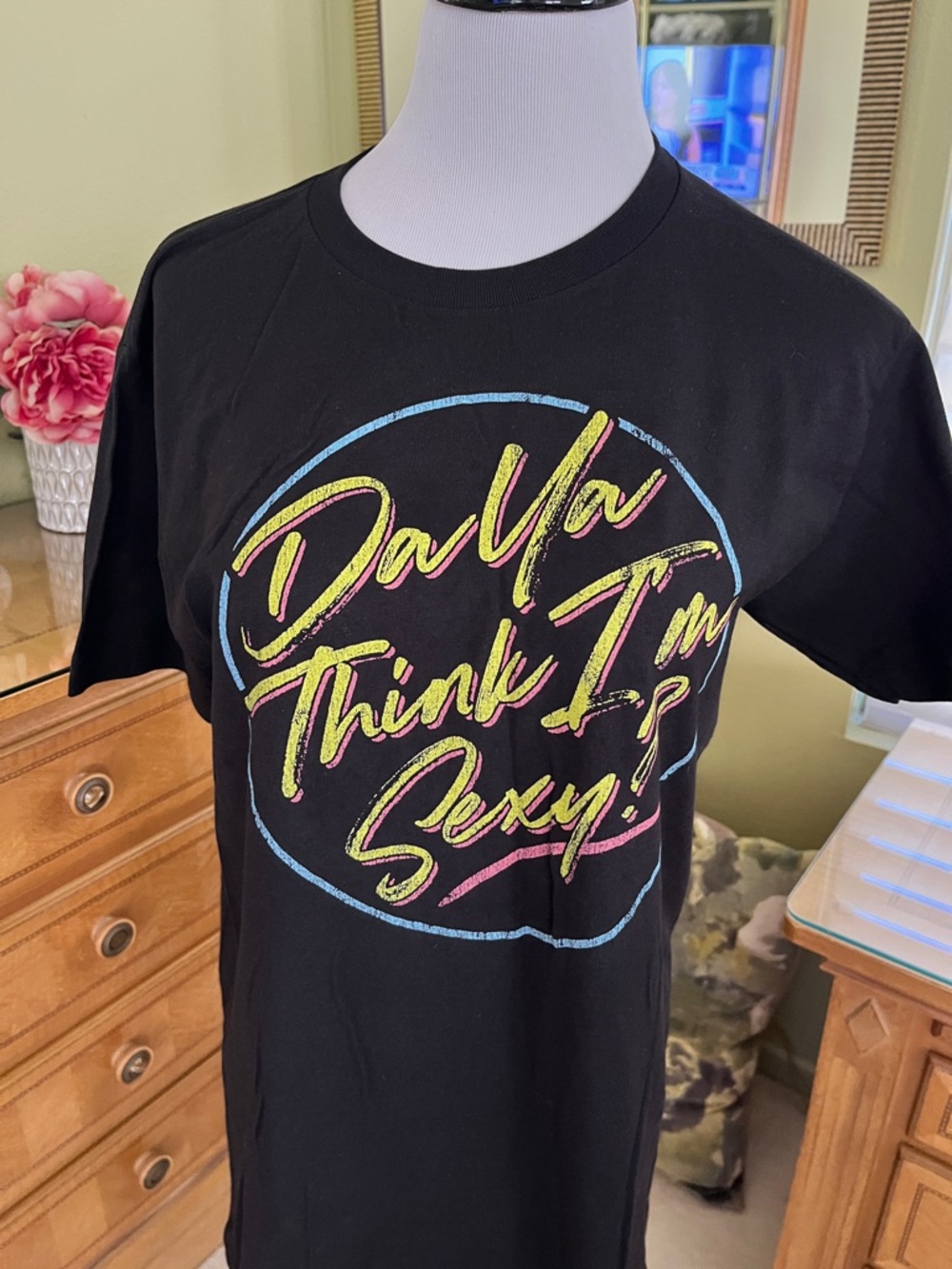 Tultex Rod Stewart Tee with Neon Script..NWT
